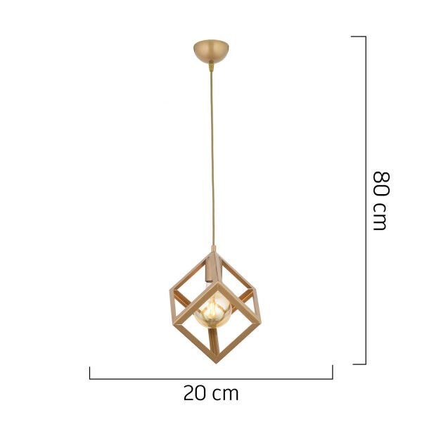 Cup Tekli Eskitme Boyalı Modern Sarkıt Mutfak Salon Sarkıt Avize