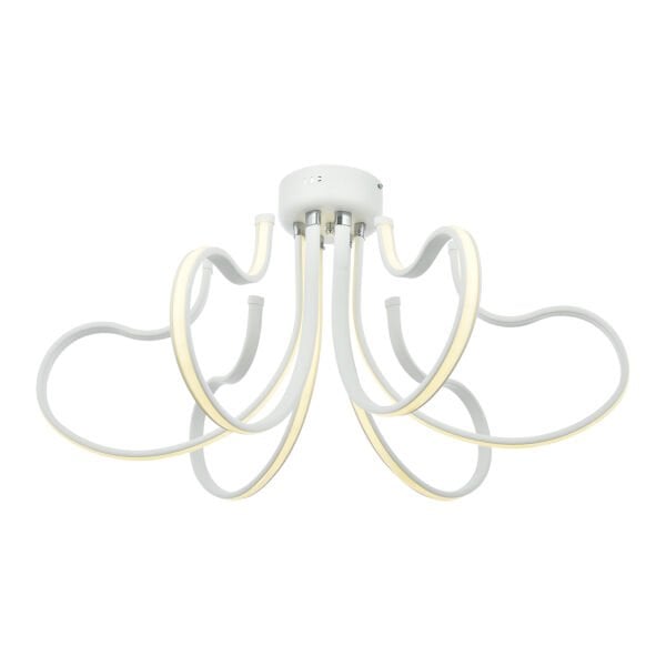 Budin 6'Lı Beyaz 72 Watt Sarkıt Ledli Modern Mutfak Banyo Led Salon Plafonyer Avize