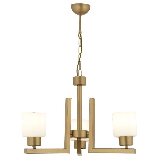 Torqu 3 Lü Eskitme Boyalı Beyaz Camlı Modern Genç Odası Yatak Odası Salon Avize