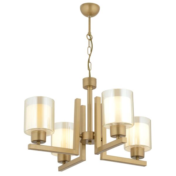 Tisse 4 Lü Eskitme Boyalı Çift Camlı Modern Genç Odası Yatak Odası Salon Avize