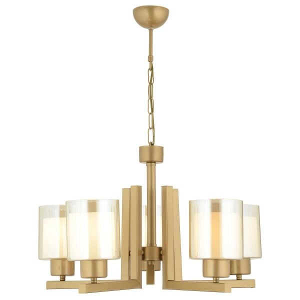 Tisse 5 Li Eskitme Boyalı Çift Camlı Modern Genç Odası Yatak Odası Salon Avize