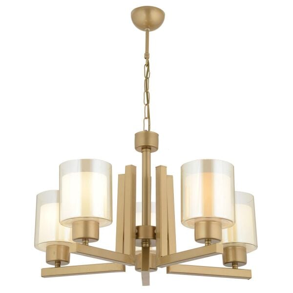 Tisse 5 Li Eskitme Boyalı Çift Camlı Modern Genç Odası Yatak Odası Salon Avize