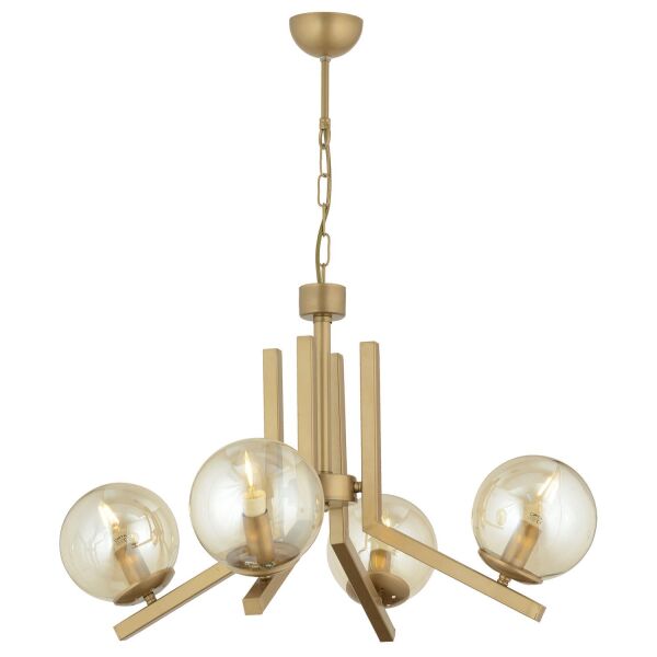 Mikel 4 Lü Komple Eskitme Boyalı Bal Camlı Modern Genç Odası Yatak Odası Salon Avize