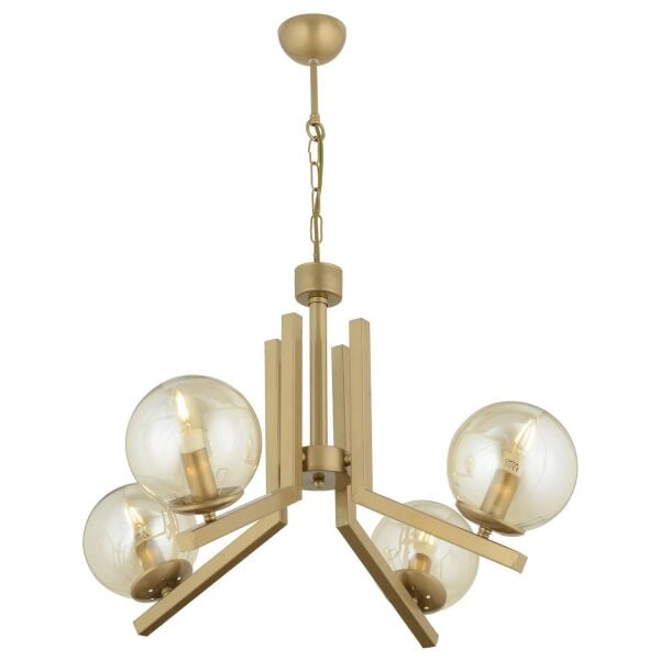 Mikel 4 Lü Komple Eskitme Boyalı Bal Camlı Modern Genç Odası Yatak Odası Salon Avize