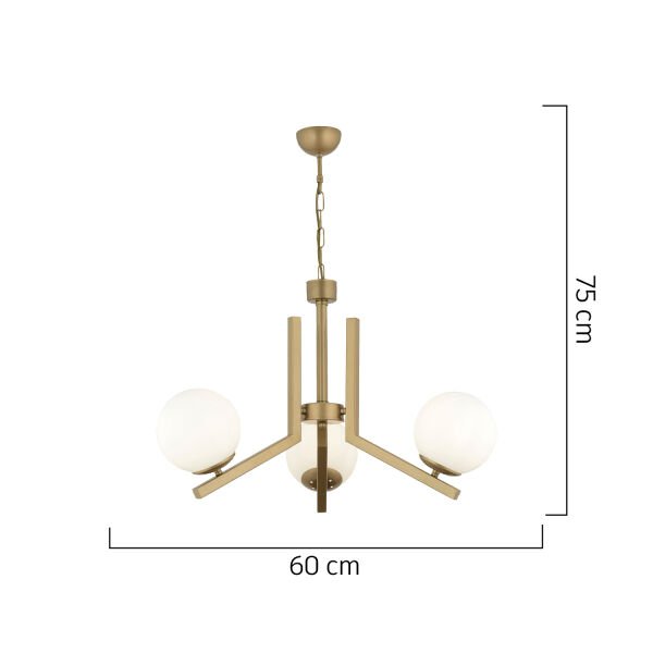 Morgan 3 Lü Komple Eskitme Boyalı Beyaz Camlı Modern Genç Odası Yatak Odası Salon Avize