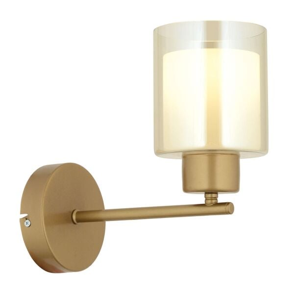 Lima Eskitme Bal Çift Cam Duvar Lambası Yatak Odası-Yatak Başı-Banyo İçin Modern Aplik