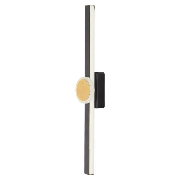 Disk Siyah Gold 26 Watt Modern Tasarım Banyo Koridor Ledli Salon Aplik
