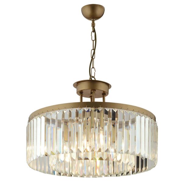Kanvas 45'Lik Eskitme Kristalli Taşlı Modern Tasarım Kristal Salon Avize