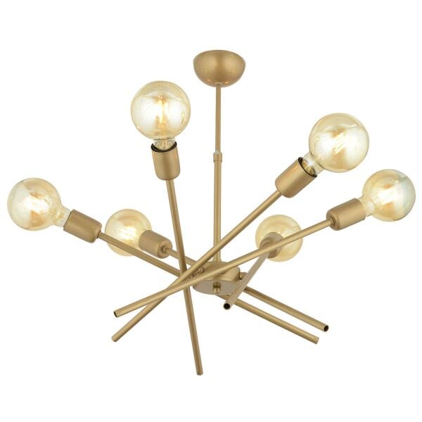 Meter 6 Lı Eskitme Modern Genç Odası Mutfak Yatak Odası Salon Avize