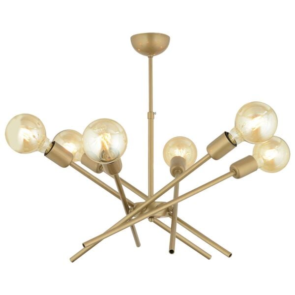 Meter 6 Lı Eskitme Modern Genç Odası Mutfak Yatak Odası Salon Avize