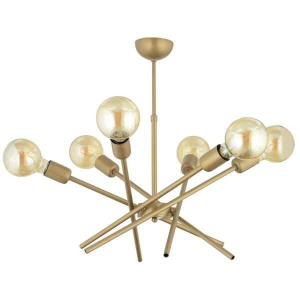 Meter 6 Lı Eskitme Modern Genç Odası Mutfak Yatak Odası Salon Avize