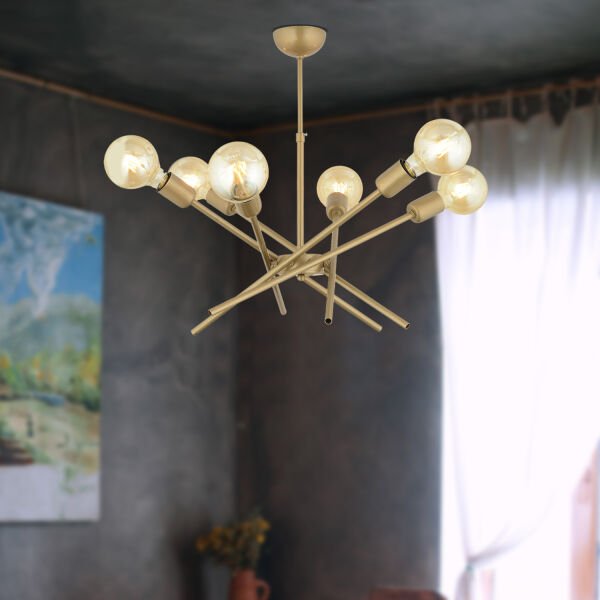 Meter 6 Lı Eskitme Modern Genç Odası Mutfak Yatak Odası Salon Avize