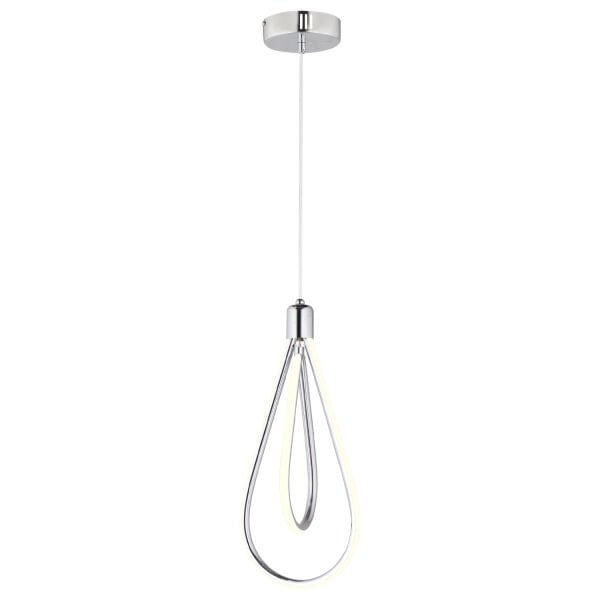Selion 22 Watt Tekli Krom Ledli Modern Koridor, Yatak Odası Salon Sarkıt Led Avize