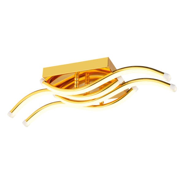 Demba 4000K Gold Plafoyer Modern Mutfak Banyo Salon Led Avize