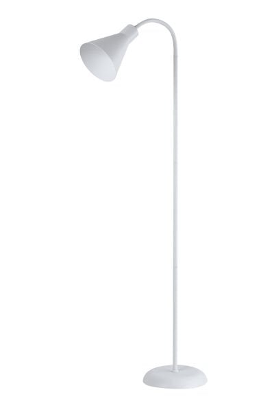 Testa Metal Oynar Başlıklı Ayaklı Abajur Beyaz Lambader