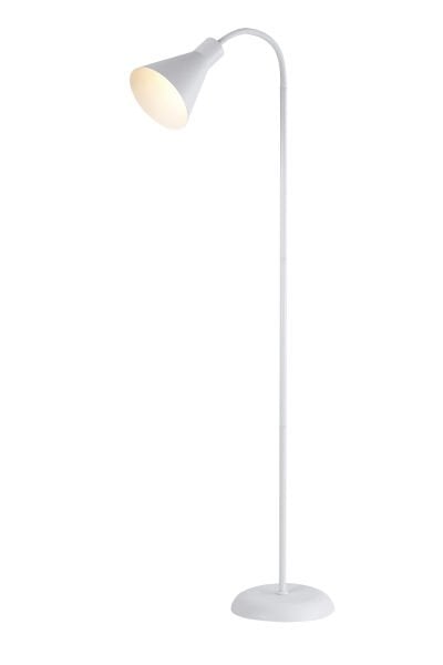 Testa Metal Oynar Başlıklı Ayaklı Abajur Beyaz Lambader