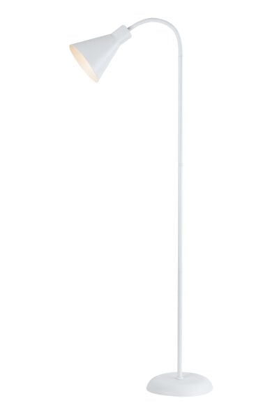 Testa Metal Oynar Başlıklı Ayaklı Abajur Beyaz Lambader