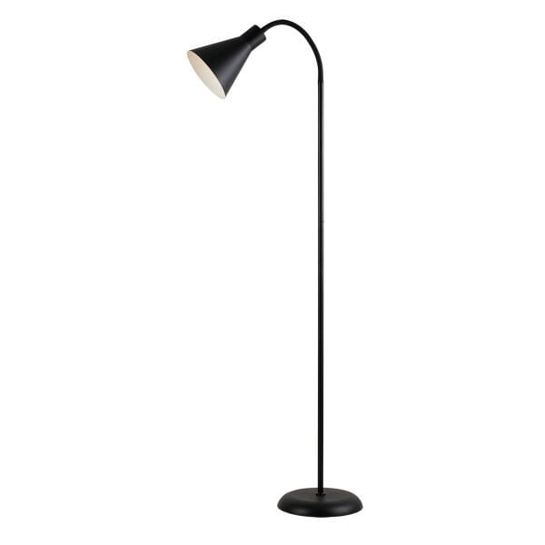 Testa Metal Oynar Başlıklı Ayaklı Abajur Siyah Lambader