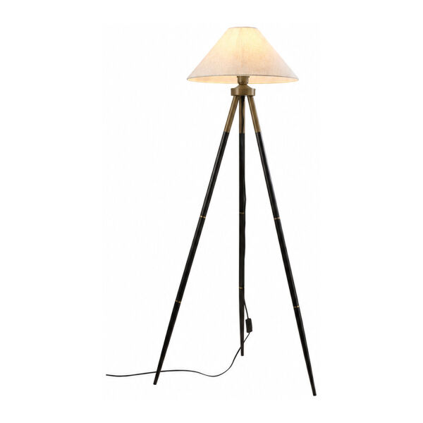 Cosby Siyah-Eskitme Kaplamalı Tripod Metal 3 Ayaklı Lambader