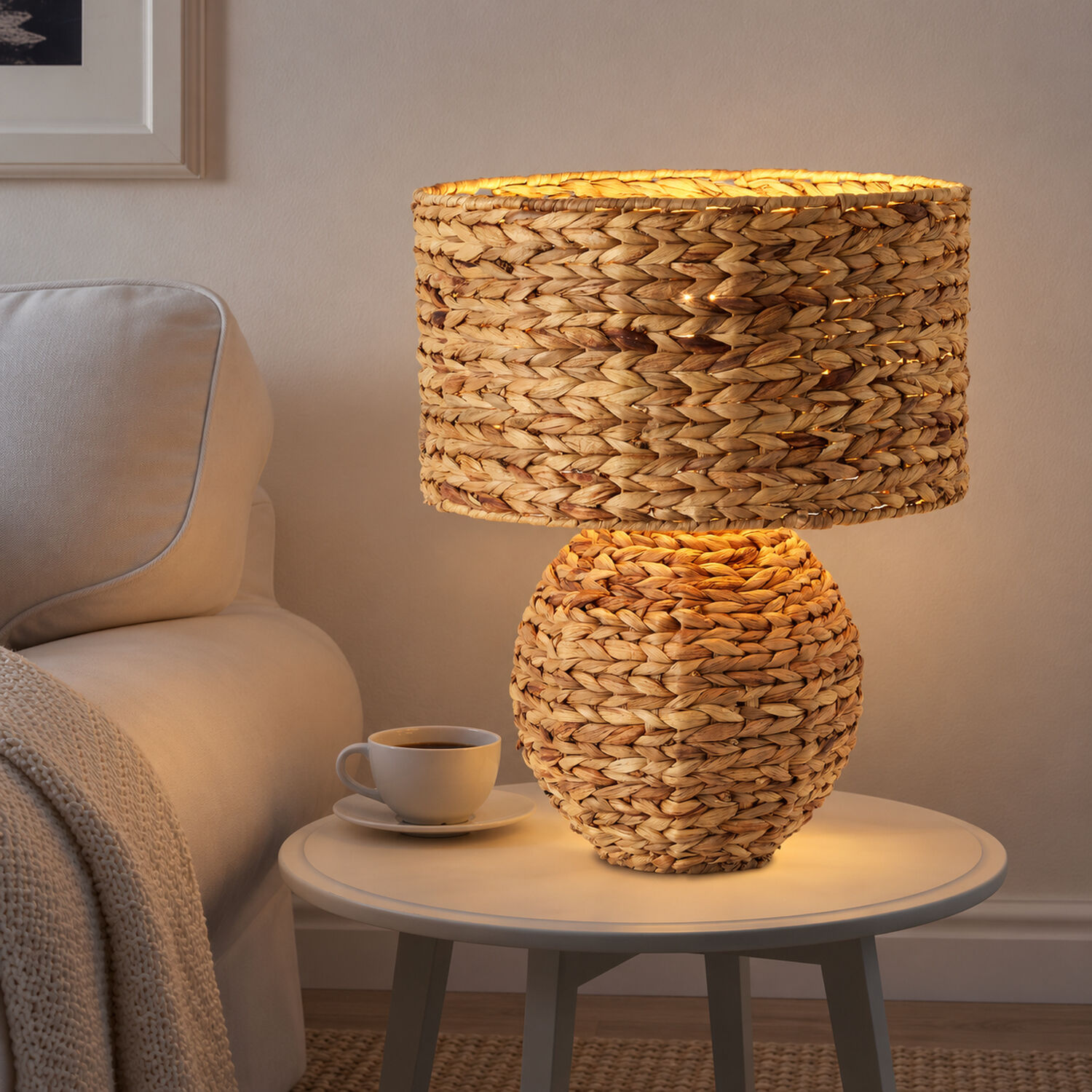 Porto Rattan Hasır Abajur