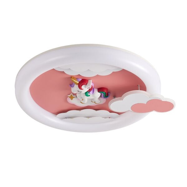 Page Ledli Unicorn Desenli Plafonyer Çocuk Odası Avize