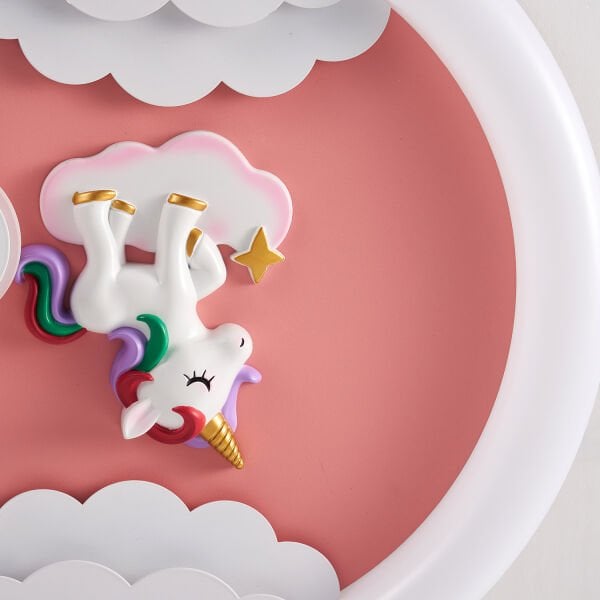 Page Ledli Unicorn Desenli Plafonyer Çocuk Odası Avize