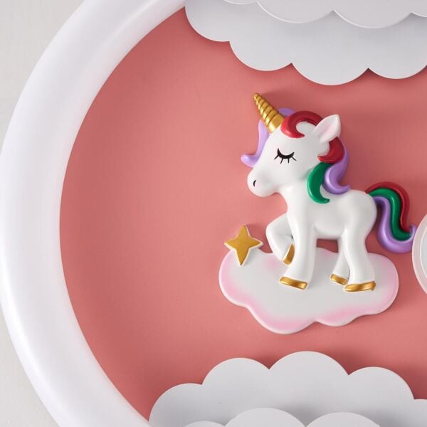 Page Ledli Unicorn Desenli Plafonyer Çocuk Odası Avize