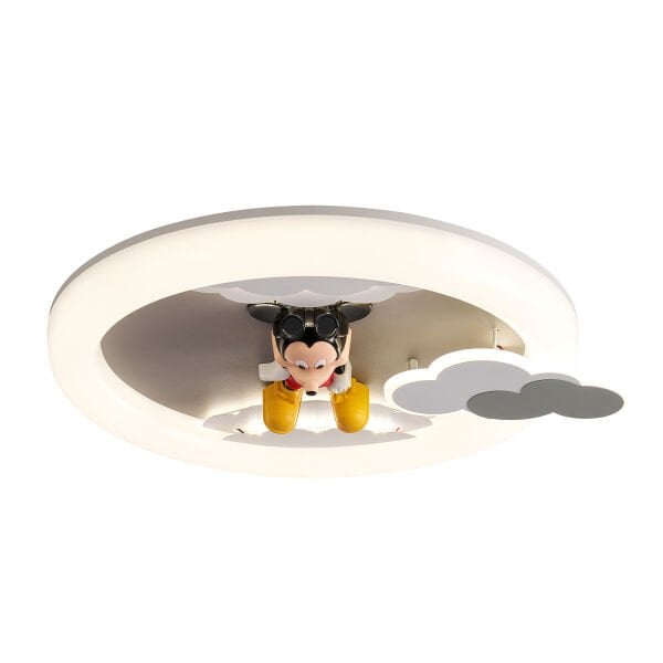 Moddy Ledli Mickey Desenli Plafonyer Çocuk Odası Avize