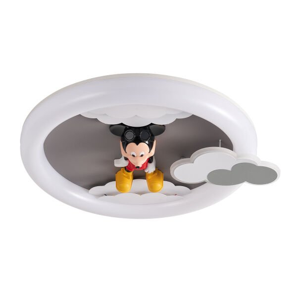 Moddy Ledli Mickey Desenli Plafonyer Çocuk Odası Avize