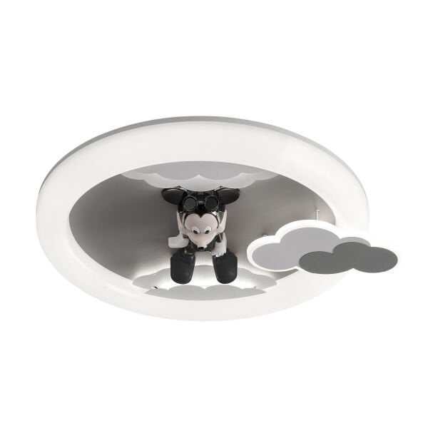 Moddy Ledli Mickey Desenli Plafonyer Çocuk Odası Avize