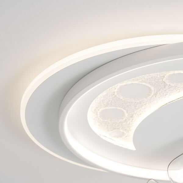 Arıa 3D Plafonyer Pervaneli Ledli Avize