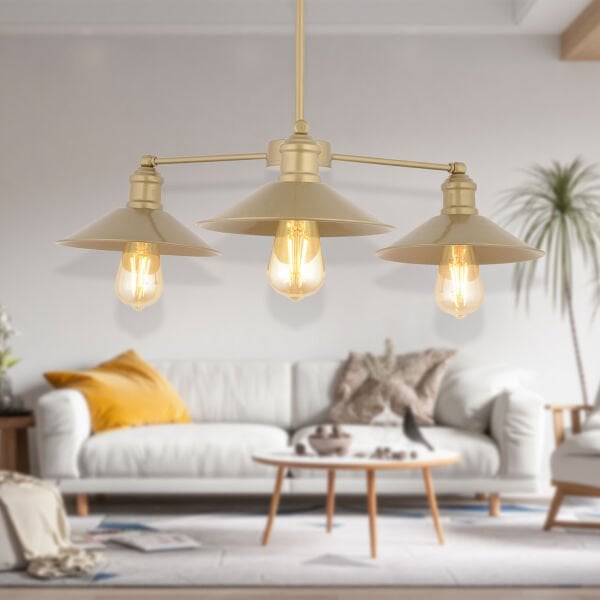 Yanko 3 Lü Eskitme Aşağı Bakar Modern Sarkıt Genç OdasıYatak odası Salon Avize