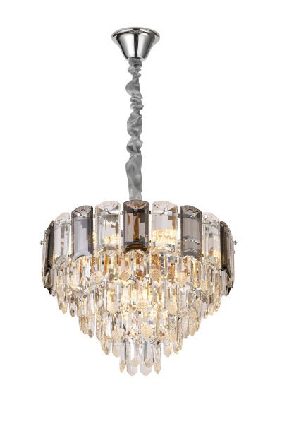 Colın 50'Lik Krom Kaplamalı Kristalli Avize