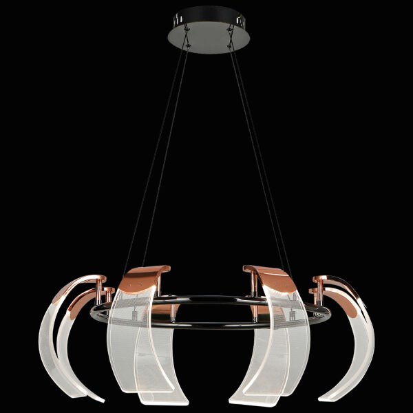 Karlos 8 li Yuvarlak 11 watt Ledli Modern Tasarım Oturma Odası Salon Sarkıt Avize