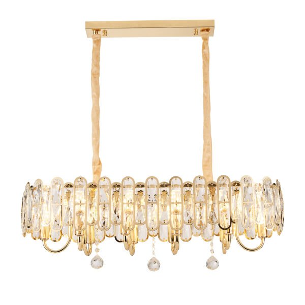 Tortes 80'Lik Gold Kristal Taşlı Avize
