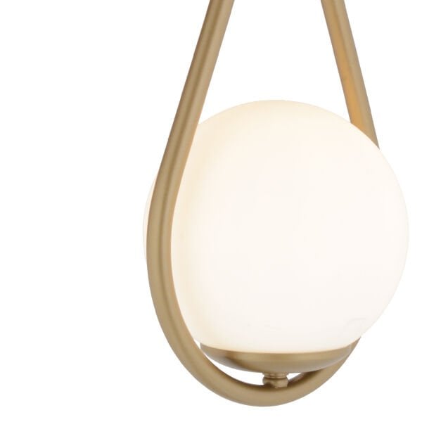 Aplik Mirza Tekli Eskitme Beyaz Camlı Modern Duvar Aplik Yatak Başı Salon Aplik