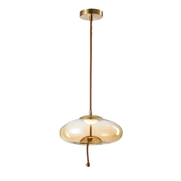 Niora Tekli 5 Watt 3000K Eskitme Bal Camlı Led Sarkıt Avize