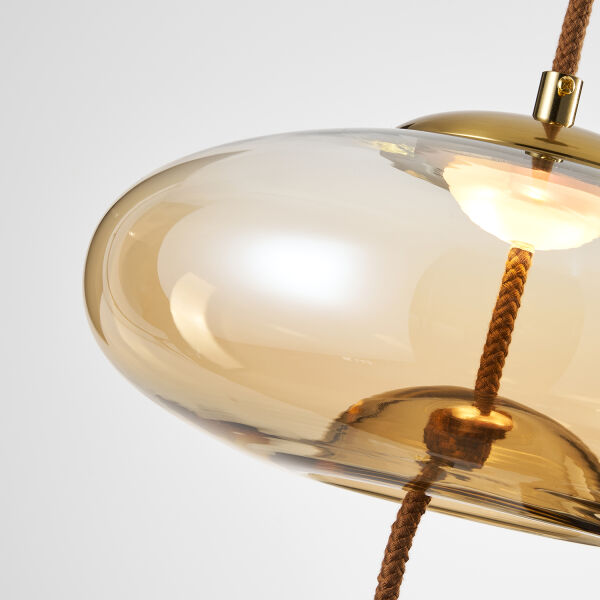 Niora Tekli 5 Watt 3000K Eskitme Bal Camlı Led Sarkıt Avize