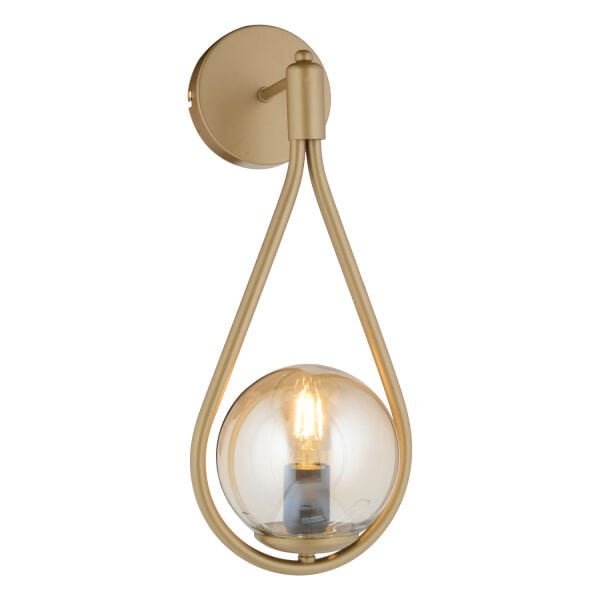 Aplik Mirza Tekli Eskitme Bal Camlı Modern Duvar Aplik  Yatak Başı Salon Aplik