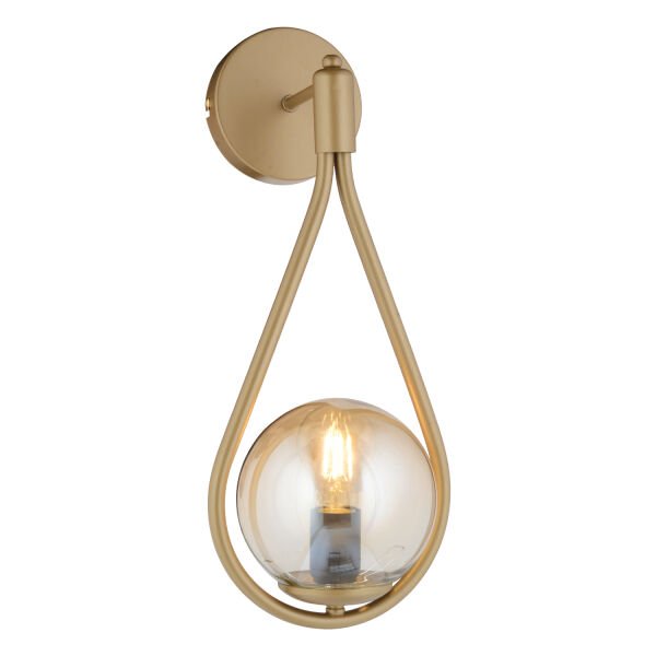 Aplik Mirza Tekli Eskitme Bal Camlı Modern Duvar Aplik  Yatak Başı Salon Aplik