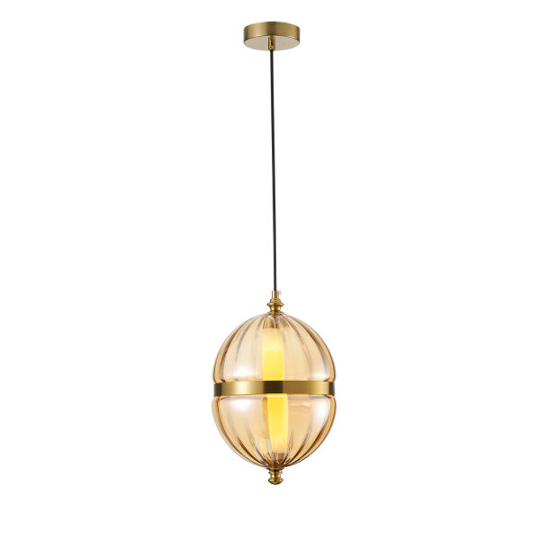 Dolly 6 Watt 3000K Ledli Bal Camlı Tekli Sarkıt Led Avize