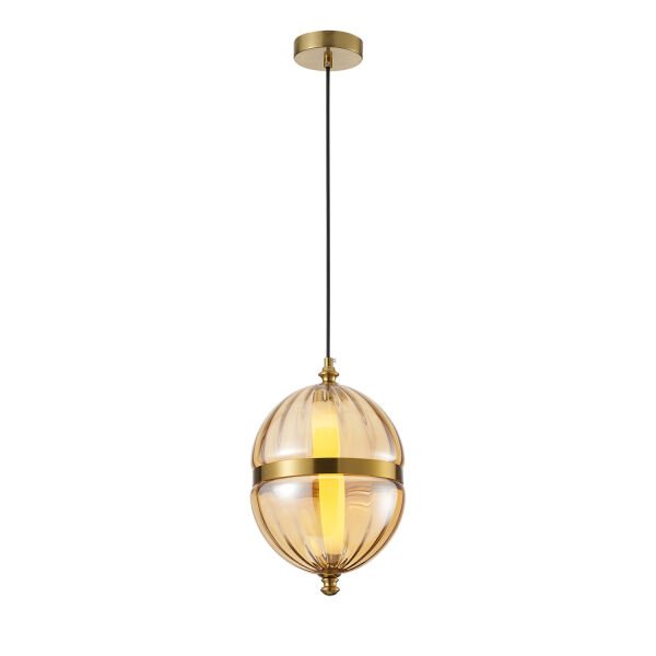 Dolly 6 Watt 3000K Ledli Bal Camlı Tekli Sarkıt Led Avize