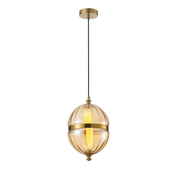 Dolly 6 Watt 3000K Ledli Bal Camlı Tekli Sarkıt Led Avize