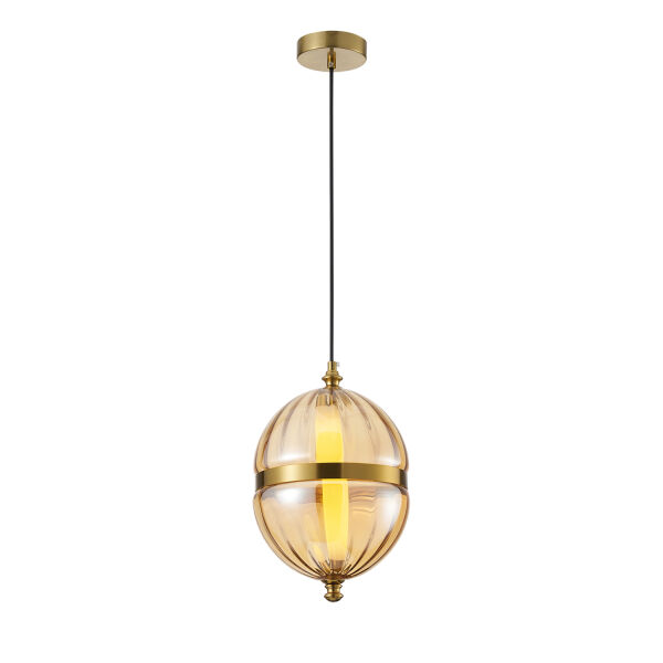 Dolly 6 Watt 3000K Ledli Bal Camlı Tekli Sarkıt Led Avize