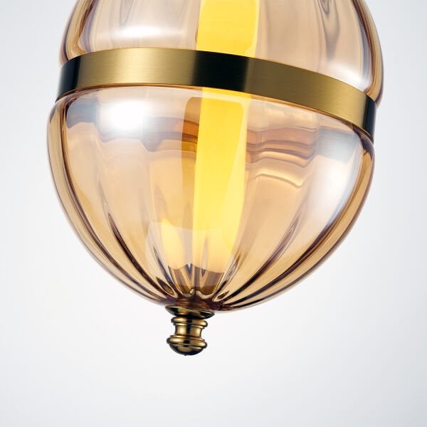 Dolly 6 Watt 3000K Ledli Bal Camlı Tekli Sarkıt Led Avize