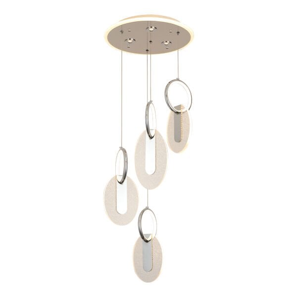 Enola 4 lü Yuvarlak 79 watt Ledli Modern Tasarım Oturma Odası Salon Avize