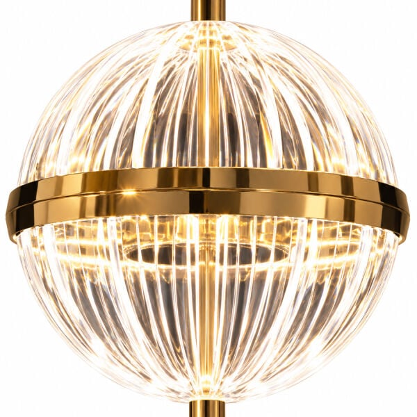 Barkın 4'Lü 24 Watt Yuvarlak Gold Ledli Modern Salon Avize