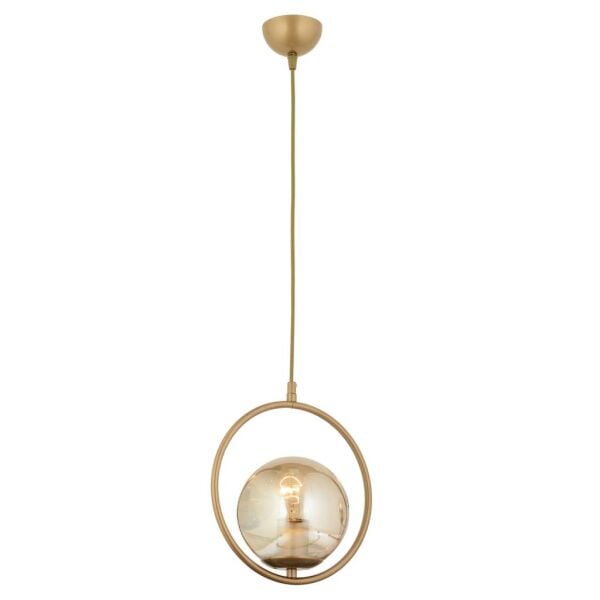 Luis Tekli Eskitme Bal Camlı Modern Sarkıt Mutfak Salon Sarkıt Avize