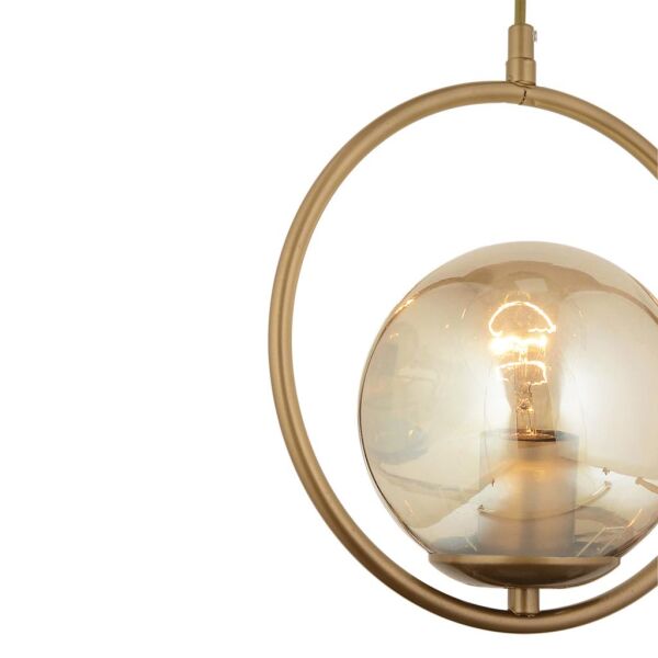 Luis Tekli Eskitme Bal Camlı Modern Sarkıt Mutfak Salon Sarkıt Avize