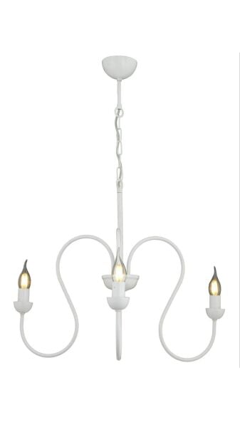 Flor 3'Lü Beyaz Modern Genç Odası Mutfak Salon Avize